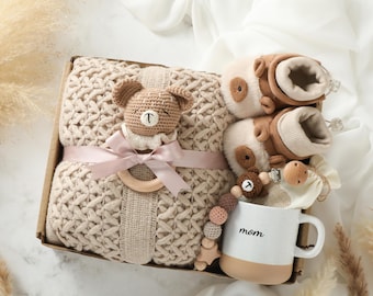 Luxus neue Mutter Geschenkbox, Geschenk für Neffe Nichte, neues Baby Geschenk, Selbstpflege Geschenk für Mutter, Schwangerschaftsgeschenk Se, Neugeborenen Geschenk, Pflegepaket nach der Geburt