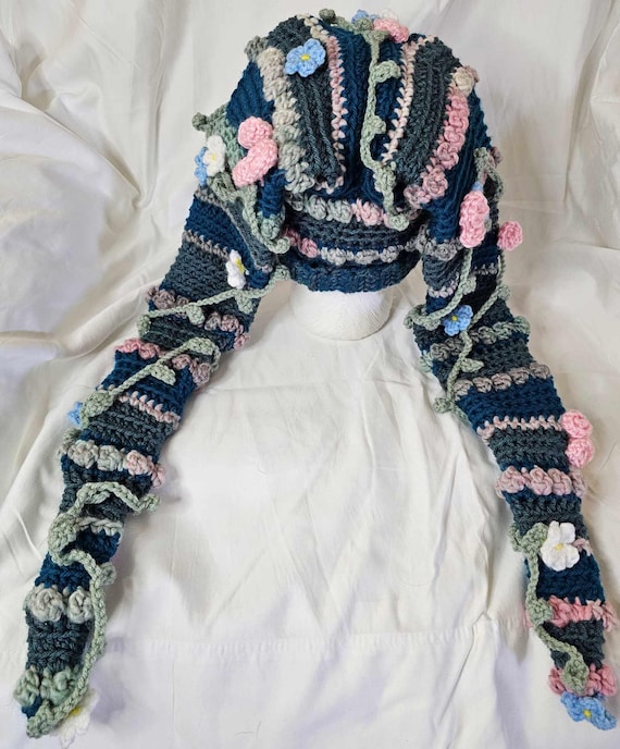Floral Jester Hat Crochet Pattern - Etsy display picture 2