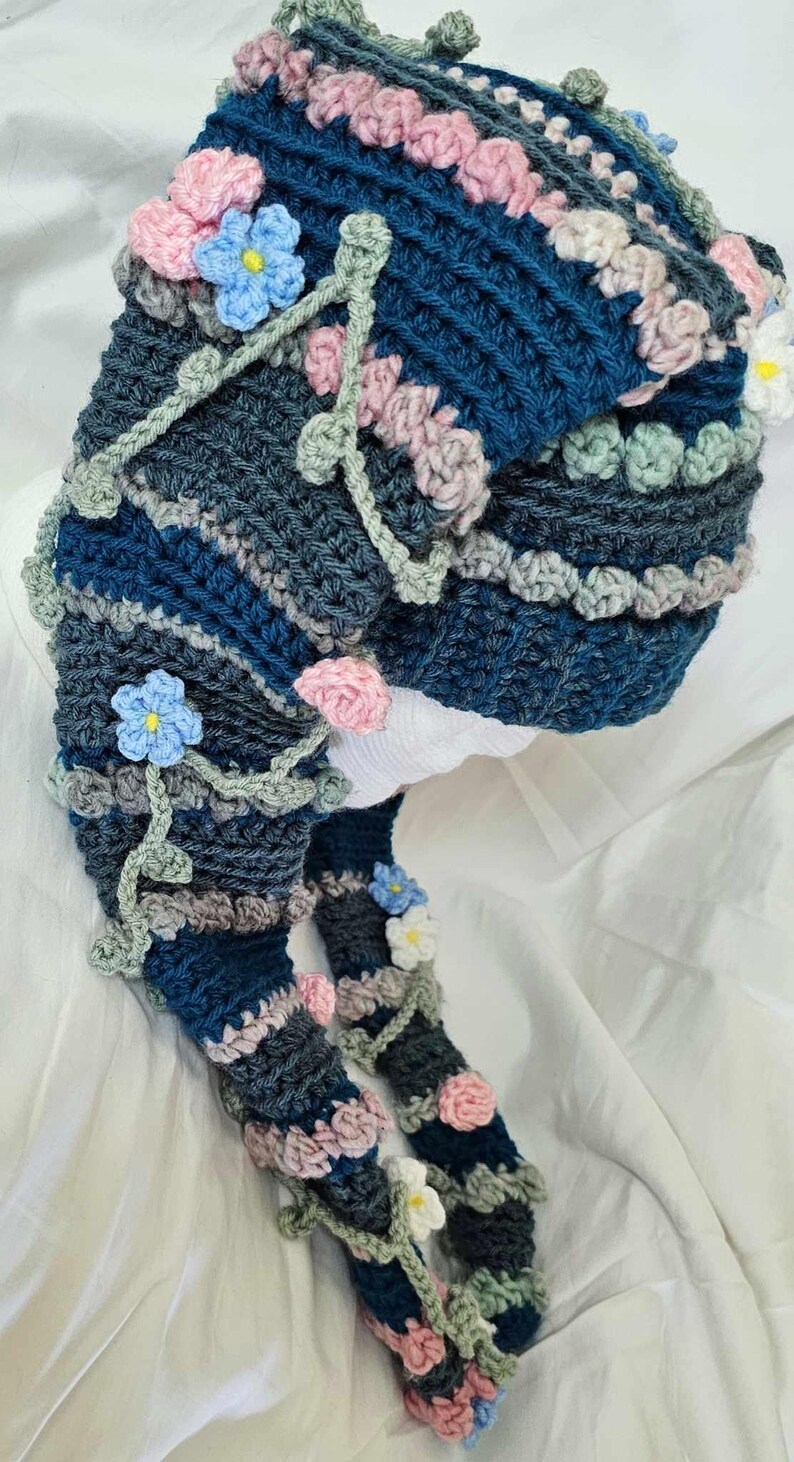 Floral Jester Hat Crochet Pattern - Etsy