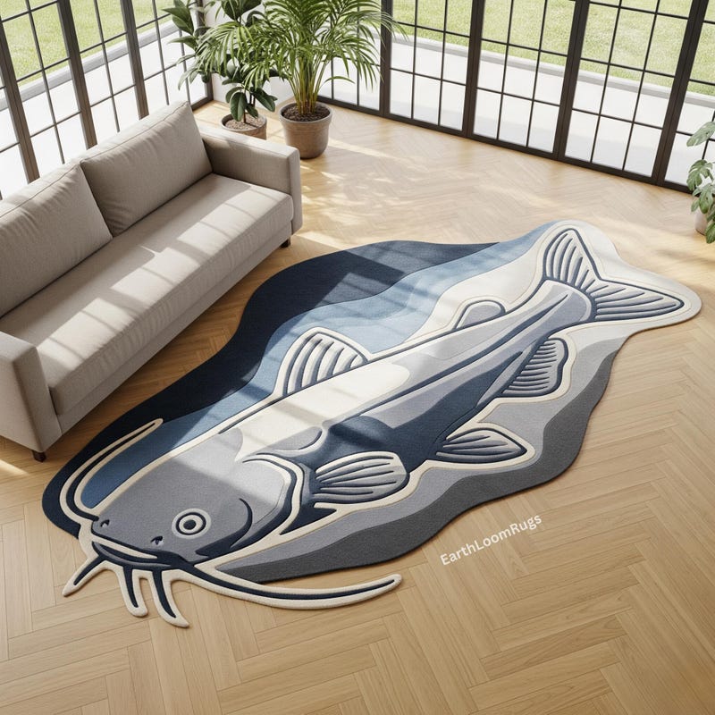 Catfish Rugs Latex Catfish - Etsy