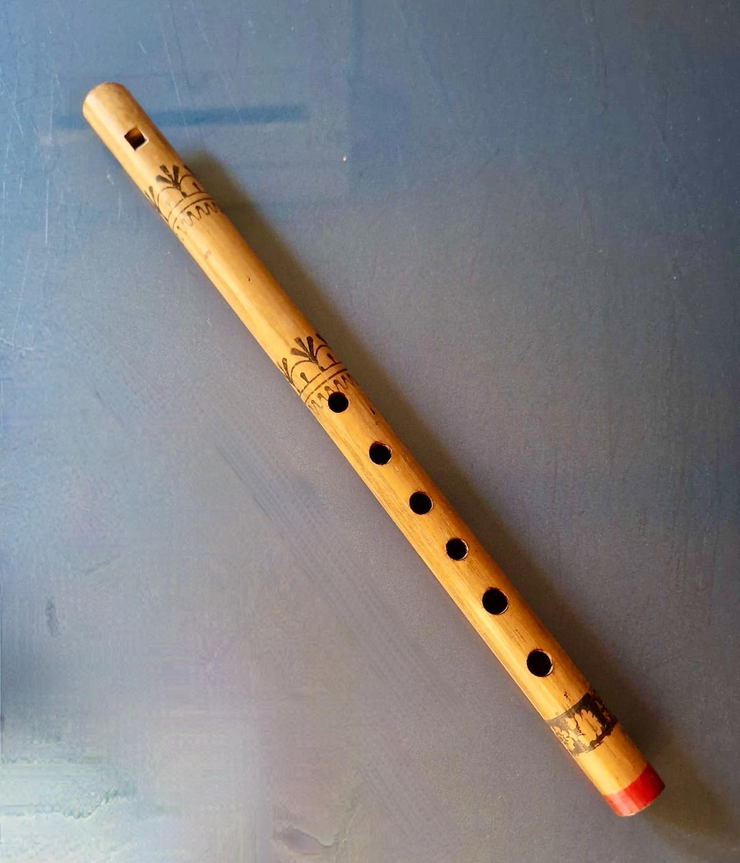 East Europe Instruments Image Vintage Hand-carved Wooden Folk Flute – Eastern European Shepherd ...