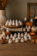 Mini Ghost Figurines, Tiny Ghosts to Hide, Halloween Party Favors & Table Scatter Decor product logo