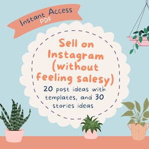 Verkaufen auf Instagram - Ideen zur Inhaltsplanung - Ideen für Social Media-Inhalte für Etsy-Verkäufer