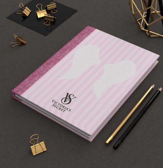 Hardcover Journal Matte, Victoria's Secret Angel Notebook, Diary, Notepad, Angelic Stationery, Spiritual Journal, Gift for Writers