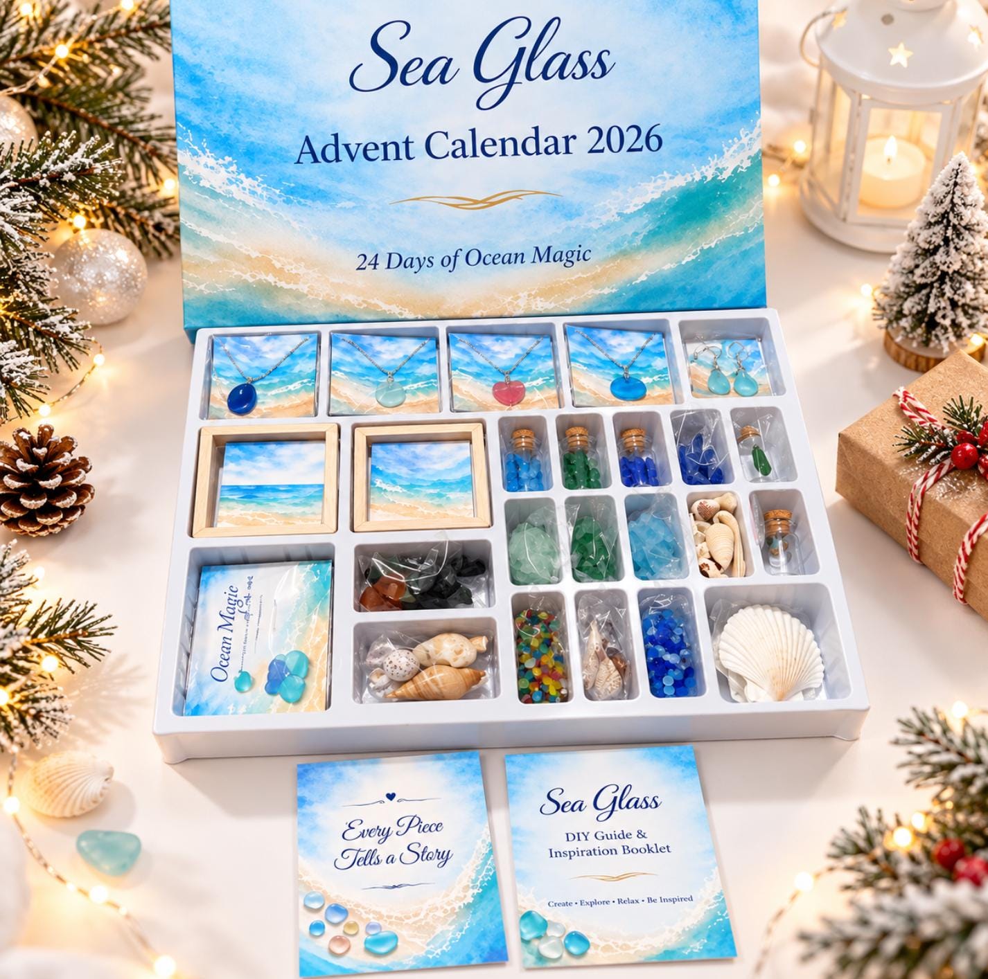 Sea Glass Calendar - Etsy