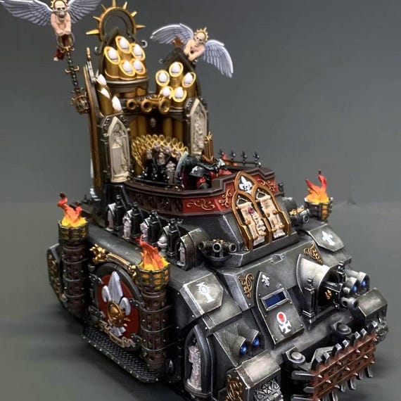 Adepta Sororitas EXORCIST Tank WH 40k Custom Professional Painted