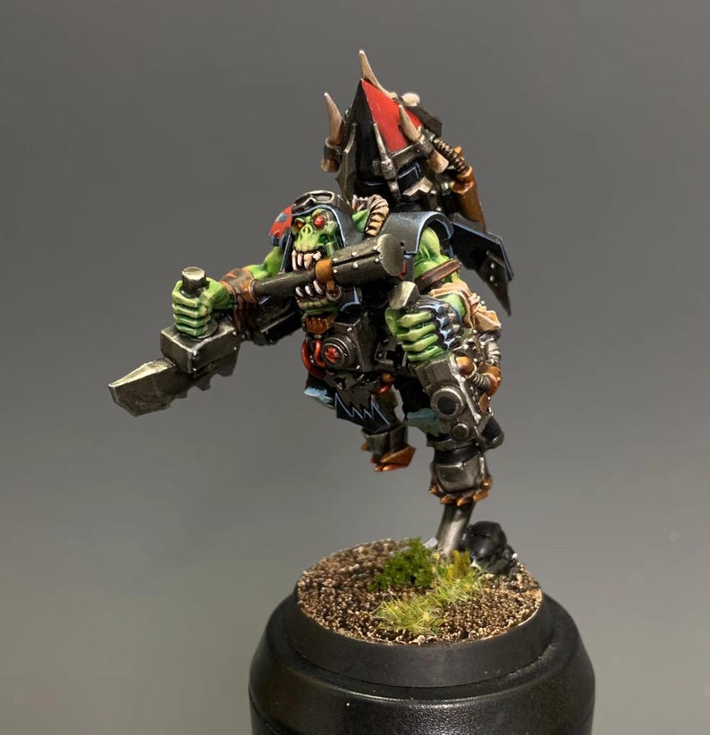 X3 Ork Warbiker Mob / Motos - Warhammer 40K - Figurines Plastique - Occasion