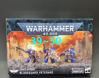 Warhammer 40K Space Marines BLADEGUARD VETERANS Pezzi di ricambio, braccia, teste / Scorta limitata Numero 39~50