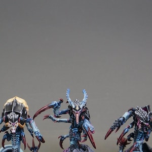 Tyranids Kill Team Raveners Xenos Armies Warharmer 40k Encargo de pintura profesional Tabletop Five Miniatures