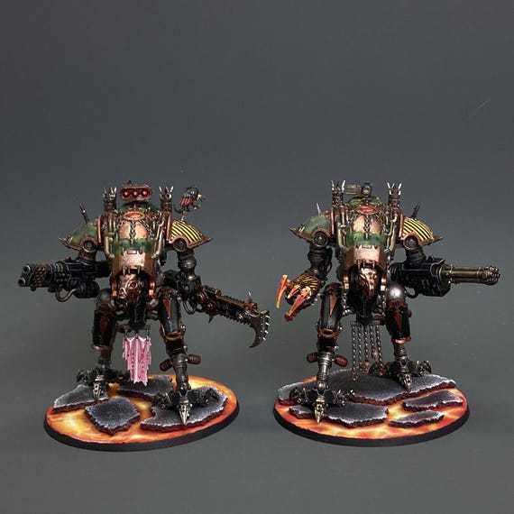 Chaos Knights: War Dog Karnivores Warharmmer 40k GW Pro Painted