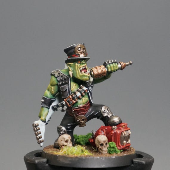 ウォーハンマー Warhammer Orks Goff Rocker Orks Goff Rocker Xenos Armies Warharmmer 40k Pro Painted