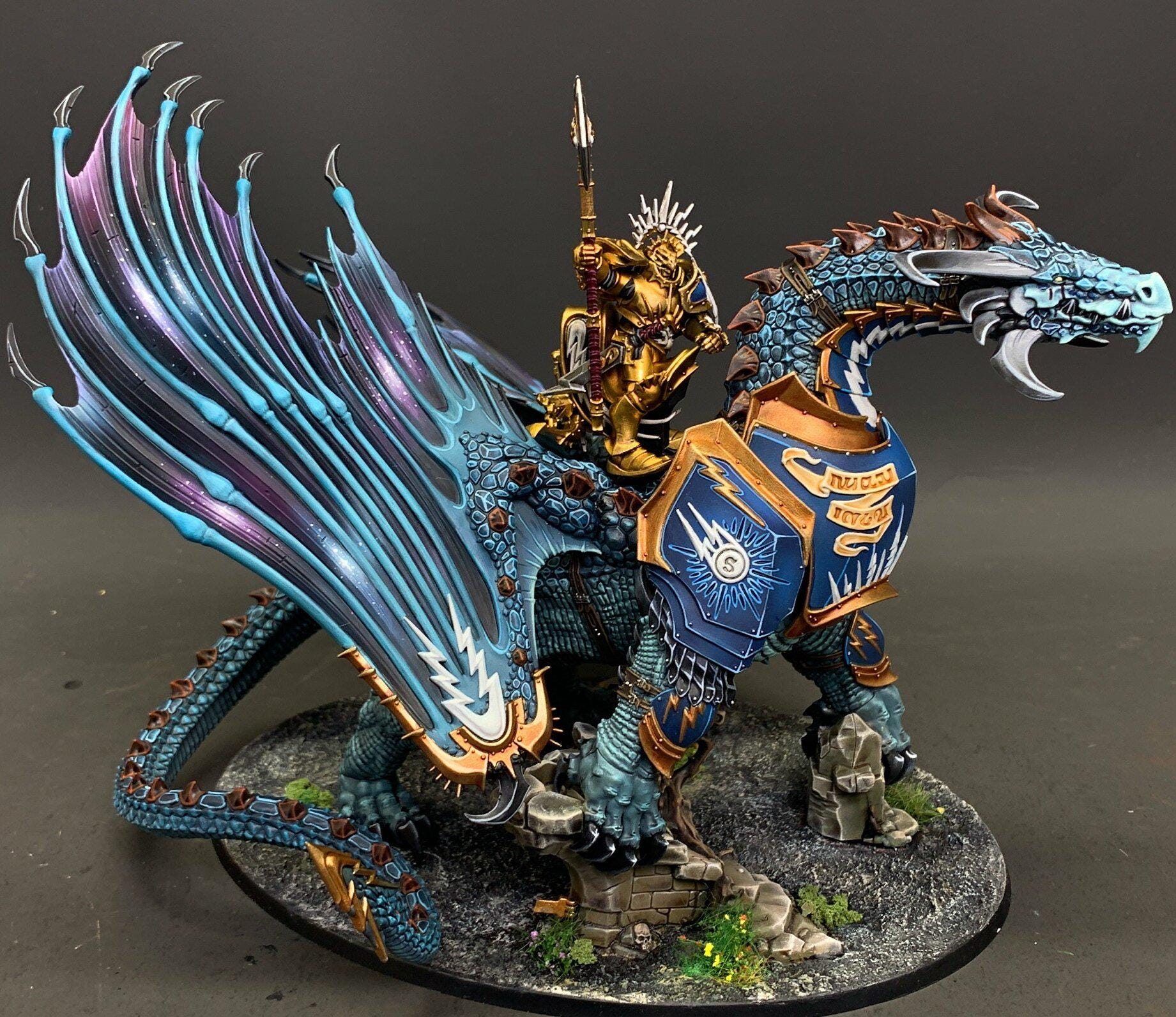 Lord Celestant on Stardrake - Etsy