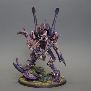 Tyranids Norn Emissary Xenos Armies Warharmmer 40k Pro Målad Kommission Bordsminiatyr