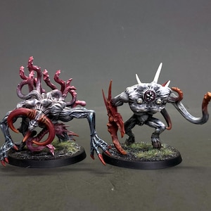 Slaves to Darkness olika typer av Chaos Spawn Warharmmer AOS Pro målade miniatyrer uppdrag