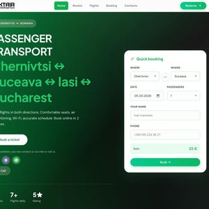 Criacao de design de sites responsivos personalizados | Sites corporativos e de viagem UI UX
