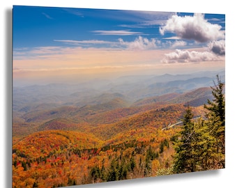 Grandfather Print, Blue Ridge Autumn Photograph | Photo Paper, Canvas, Metal, Acrylic | 8x10–24x36 Sizes