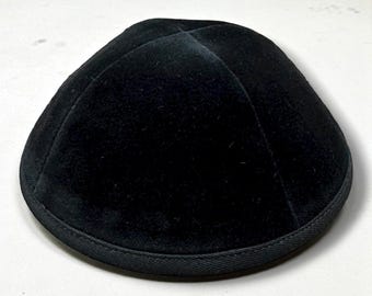 Kids Kippah – Size 3 Plain Yarmulke, Choice of Fabric