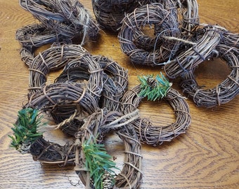 2 Dozen 3 in Mini Grapevine Wreaths