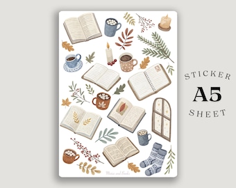 Reading Moments – A5 Sticker Sheet