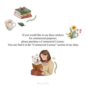 Watercolor seaside postcard sticker with soft vintage texture
Large summer reading sticker sheet with cottagecore and book lover elements