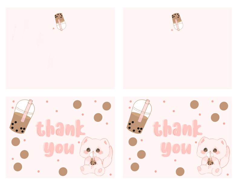 Thank You Cards, Printable Stationary, Notepads, Memo Sheets, to Do List, Cute Stationary ...