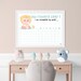 My Reward Chart for Kids, Reward Chart,daily Weekly Routine,responsibilities Chart, Pastel, Pig ...