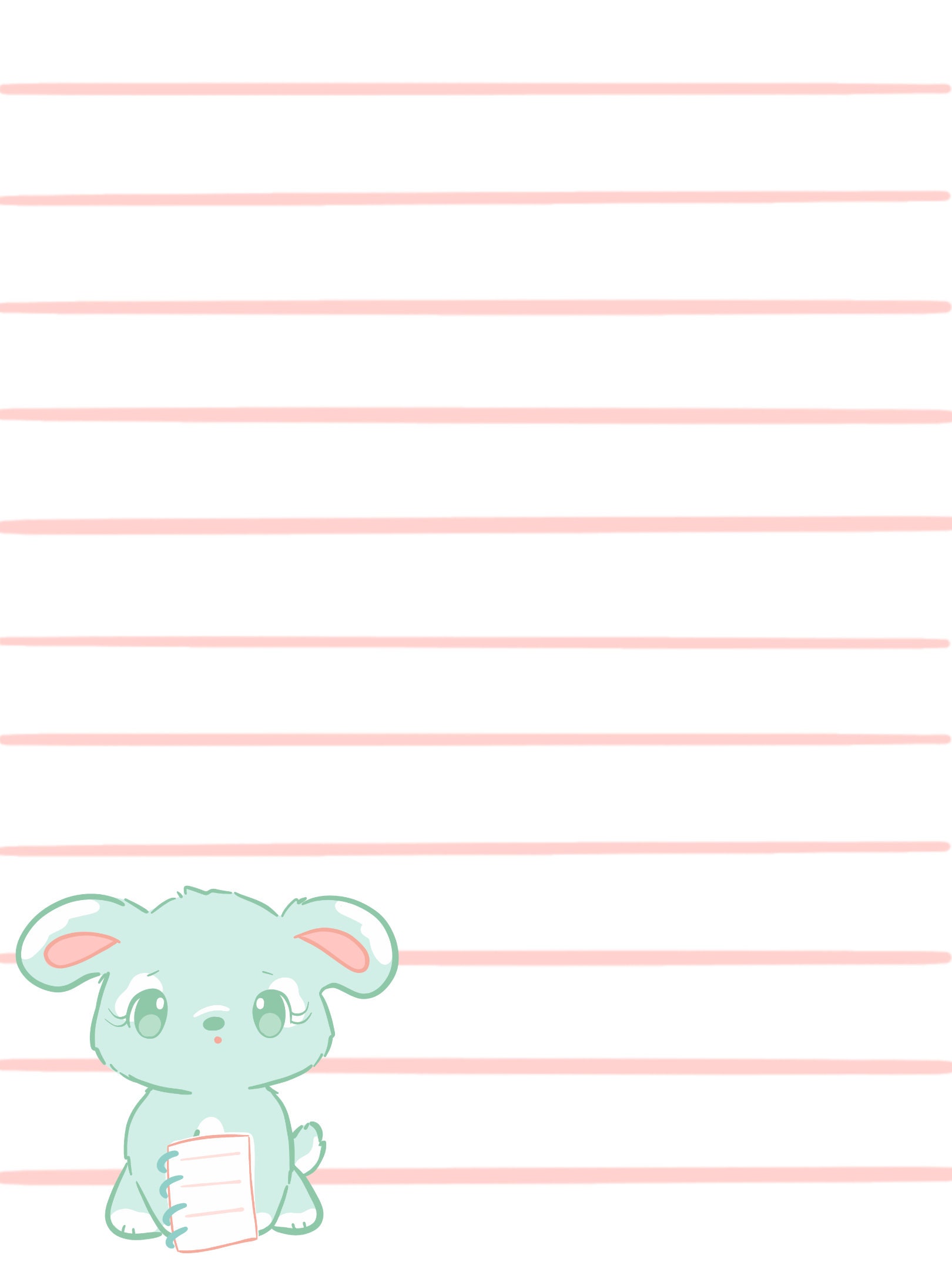 Printable Stationary, Kids Stationary Set, Notebook Pages, Notepad ...