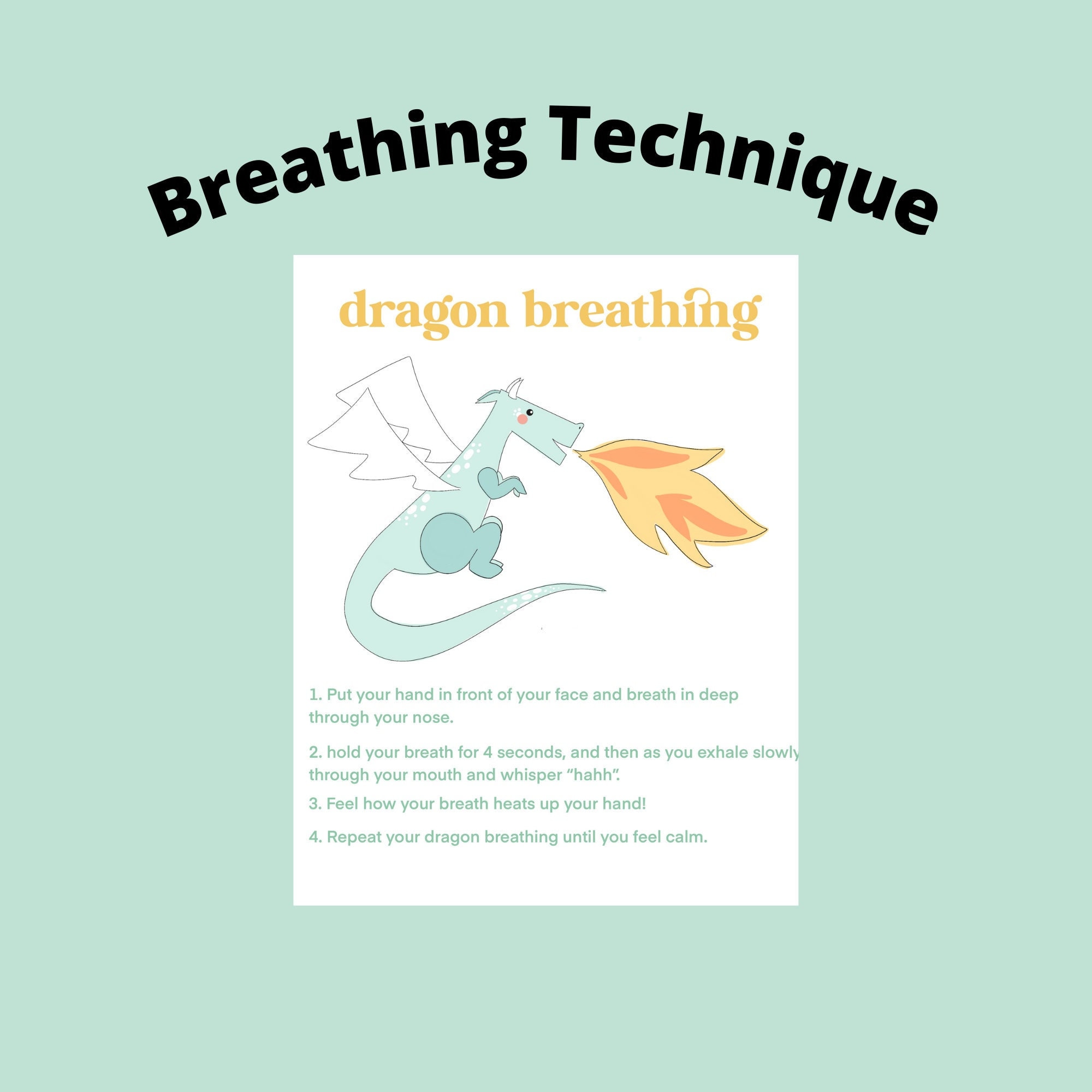 Dragon Breathing, Breathing Techniques, Breathing Technique for Kids