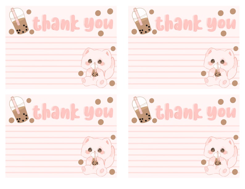 Thank You Cards, Printable Stationary, Notepads, Memo Sheets, to Do List, Cute Stationary ...