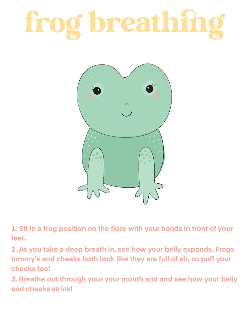 Frog Breathing, Breathing Techniques, Breathing Technique for Kids ...
