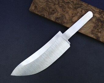 Nessmuk-Style Knife Profile – Mustard Patina Finish (80CrV2 Steel)