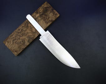 Nessmuk-Style Utility Knife Profile – Mustard Patina Finish (80CrV2 Steel)
