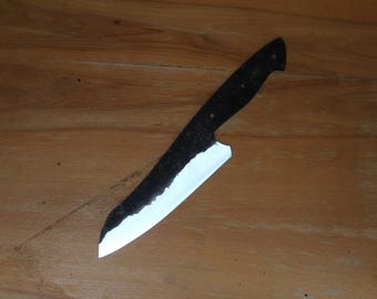 Hand Forged Chef Knife Blank – Knife Making Supplies - Knife Making Kit (SK5 Japanese Carbon Steel, 59 HRC)