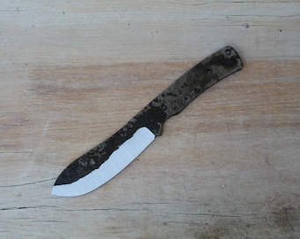 Hand Forged Nessmuk Knife Blank Knife Maker Supplies (60HRC,4mm,80CrV2 Steel)