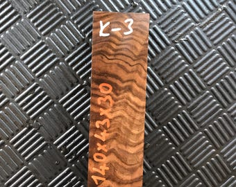 Turkish Walnut Craft Wood – Knife Handle Blocks with Marked Sizes