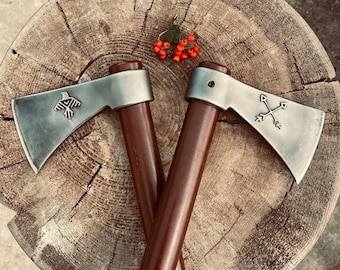 Handmade Tomahawk Axe–4140 Steel – Lightweight Camping & Bushcraft Hatchet – Outdoor Survival Tool
