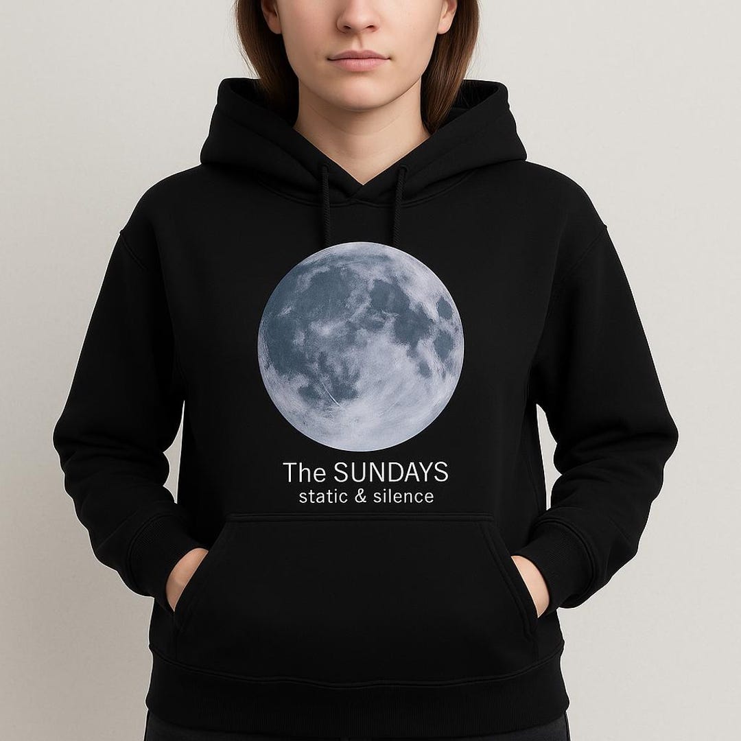 Solidays Merch The Sundays Static and Silence Hoodie – Minimal Indie Album Art ...