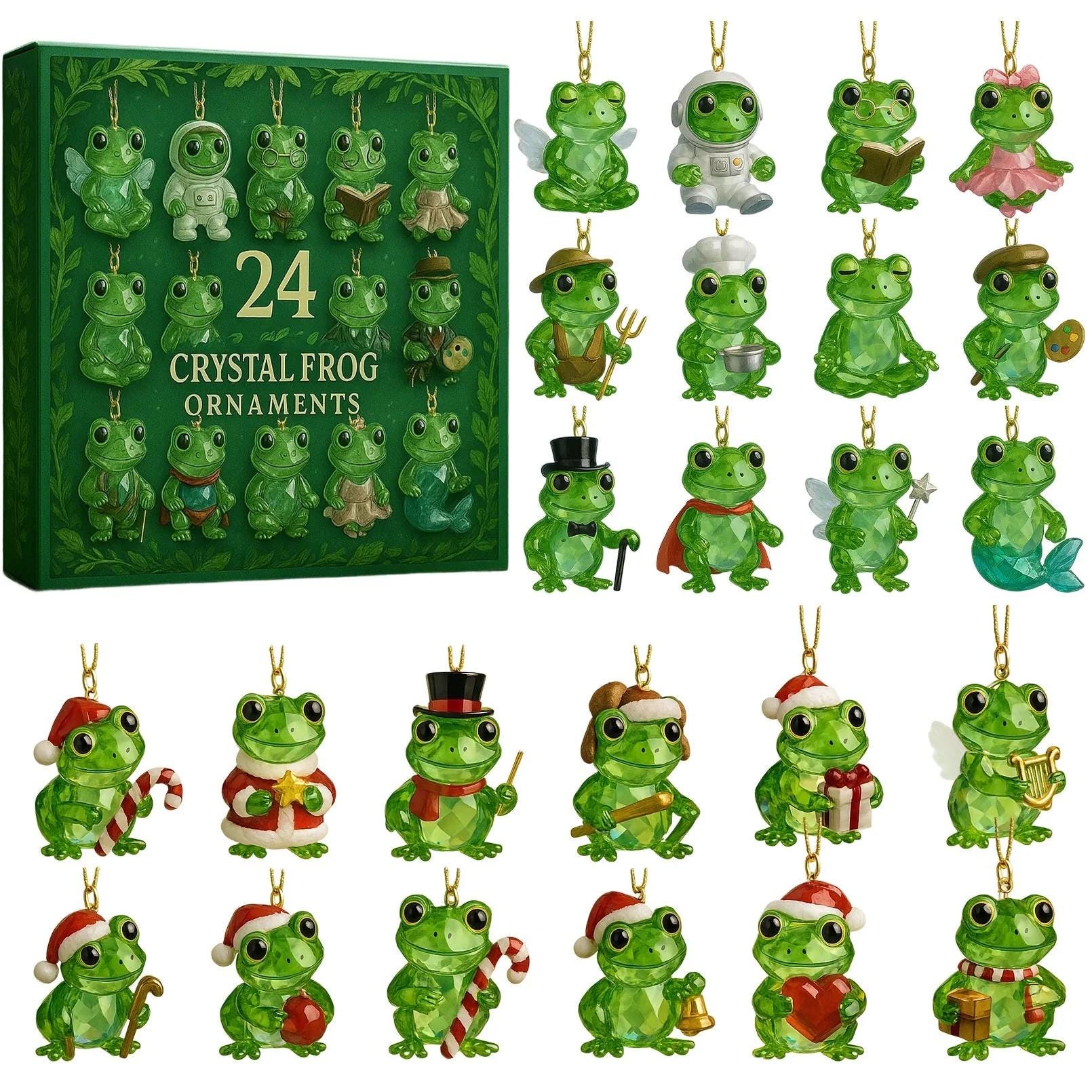 Discover Florist Life Advent Calendar 2025, 24 Daily Blooms Flower Arrangement Ornament Set, Christmas Gift for Florists Gardeners