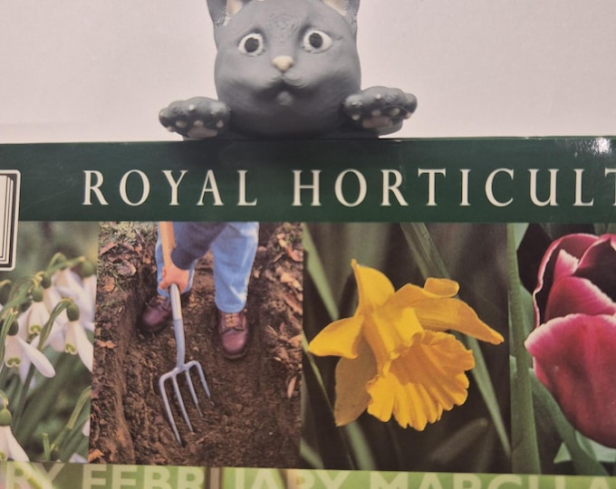 3D Printed Peeping Cat bookmark fun gift for readers and cat fans