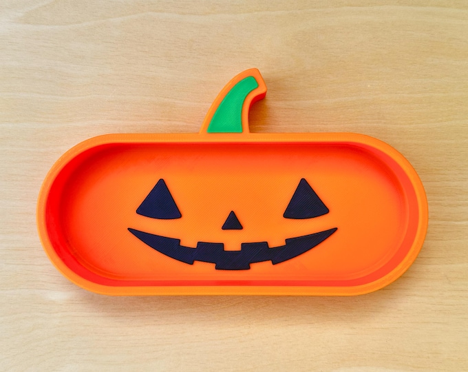 Pumpkin Glasses Tray