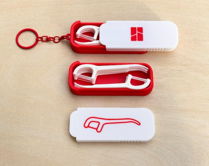 3D Printed Slide Floss Case / Small Parts Box