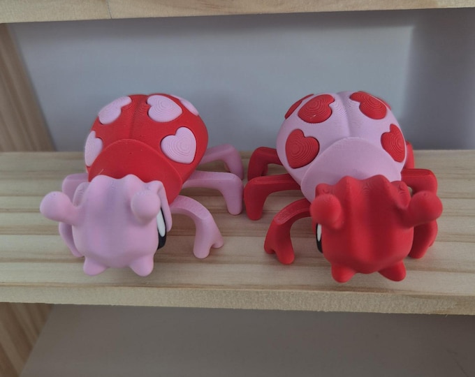 Lovebug and Beetles| 3D Printed insects | Valentines Day Fidget toys