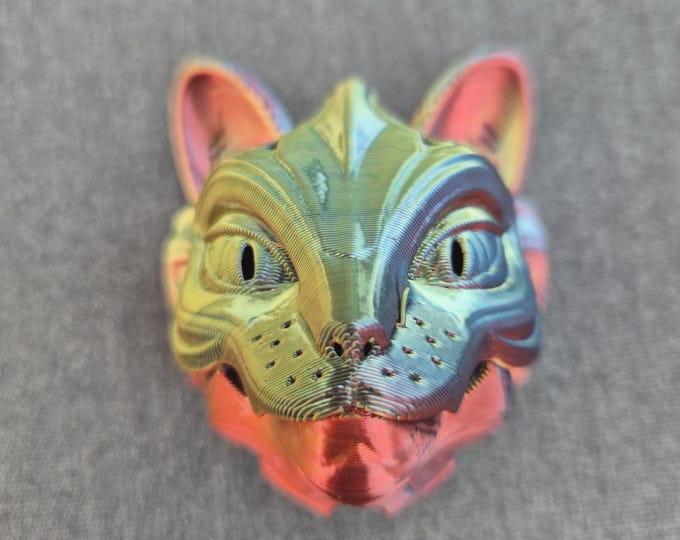 3D Printed Cat Bot | Keychain | Bag Charm