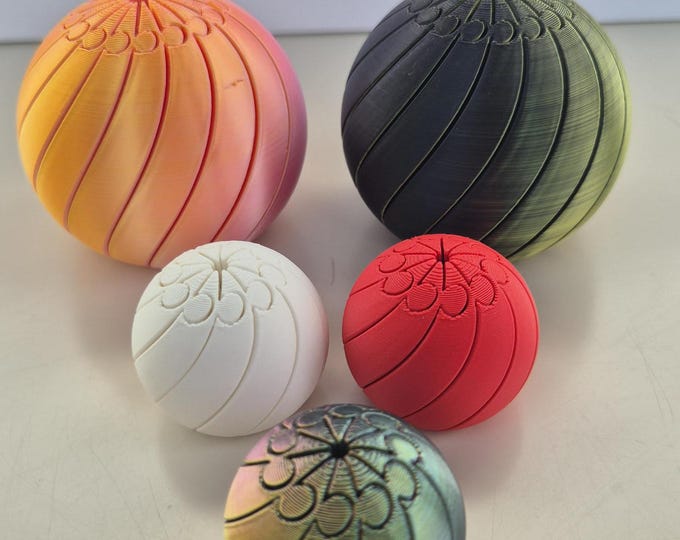 3D Printed Fidget Slime Ball – Twisty Sensory Toy