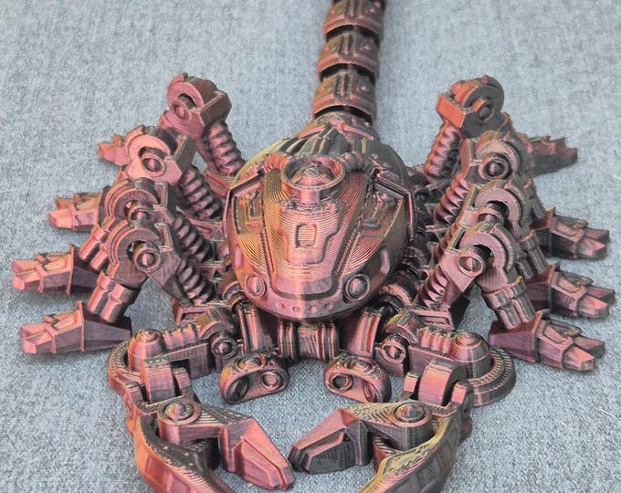 Articulated Cyber Scorpion | 3D Printed Collectible Toy