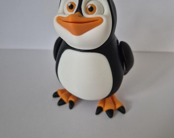 Penguin 3D Printed Articulating Figurine