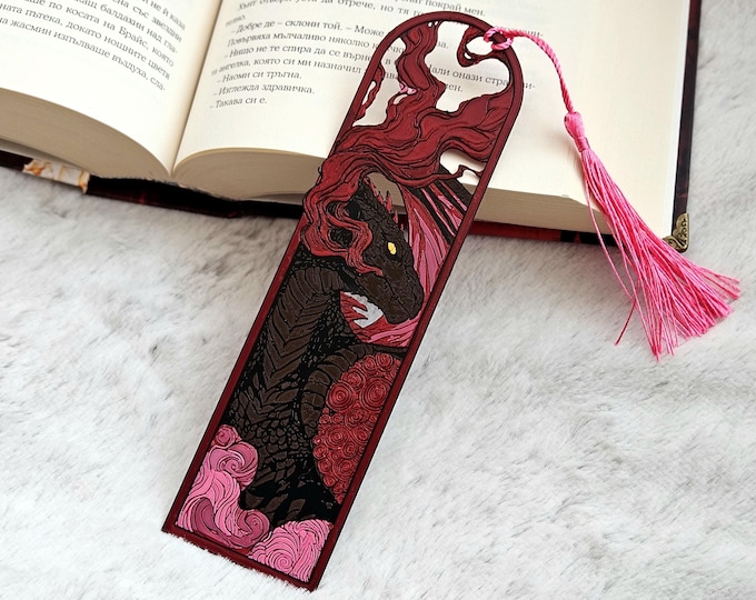 3D Printed Emberveil Bookmark | Japanese Art