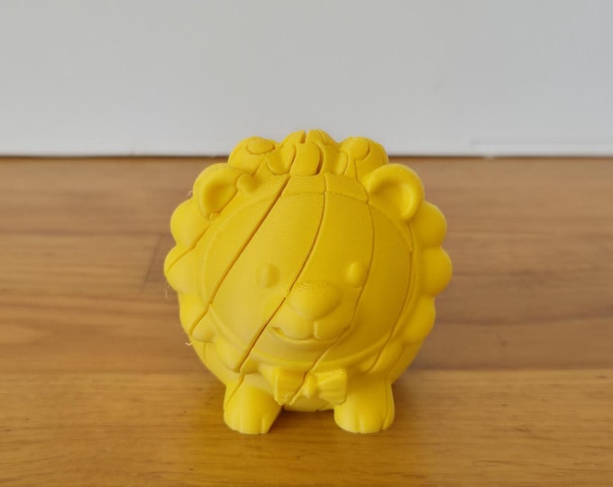 Lion Slime Ball Fidget Toy | 3D Printed