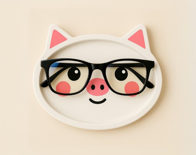 Piggy Glasses Tray