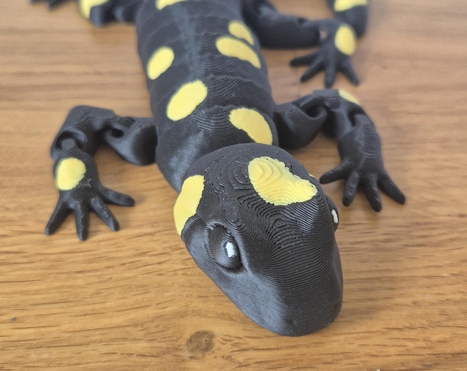 3D Printed Flexi Salamander, Articulated figure
